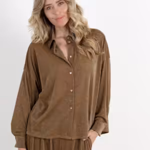 Momoni  Blouse lucciola sigaro